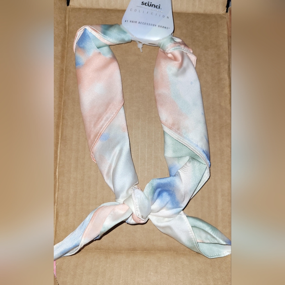 Scunci Pastel Tie-Dye Hair Scarf
